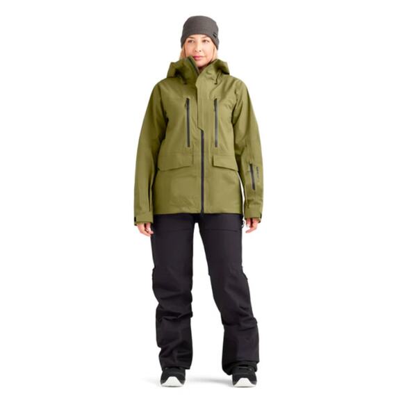 Dakine Winter Shell Jacket Sender Stretch 3L RECCO Tech Medium Womens Green - Picture 3 of 8